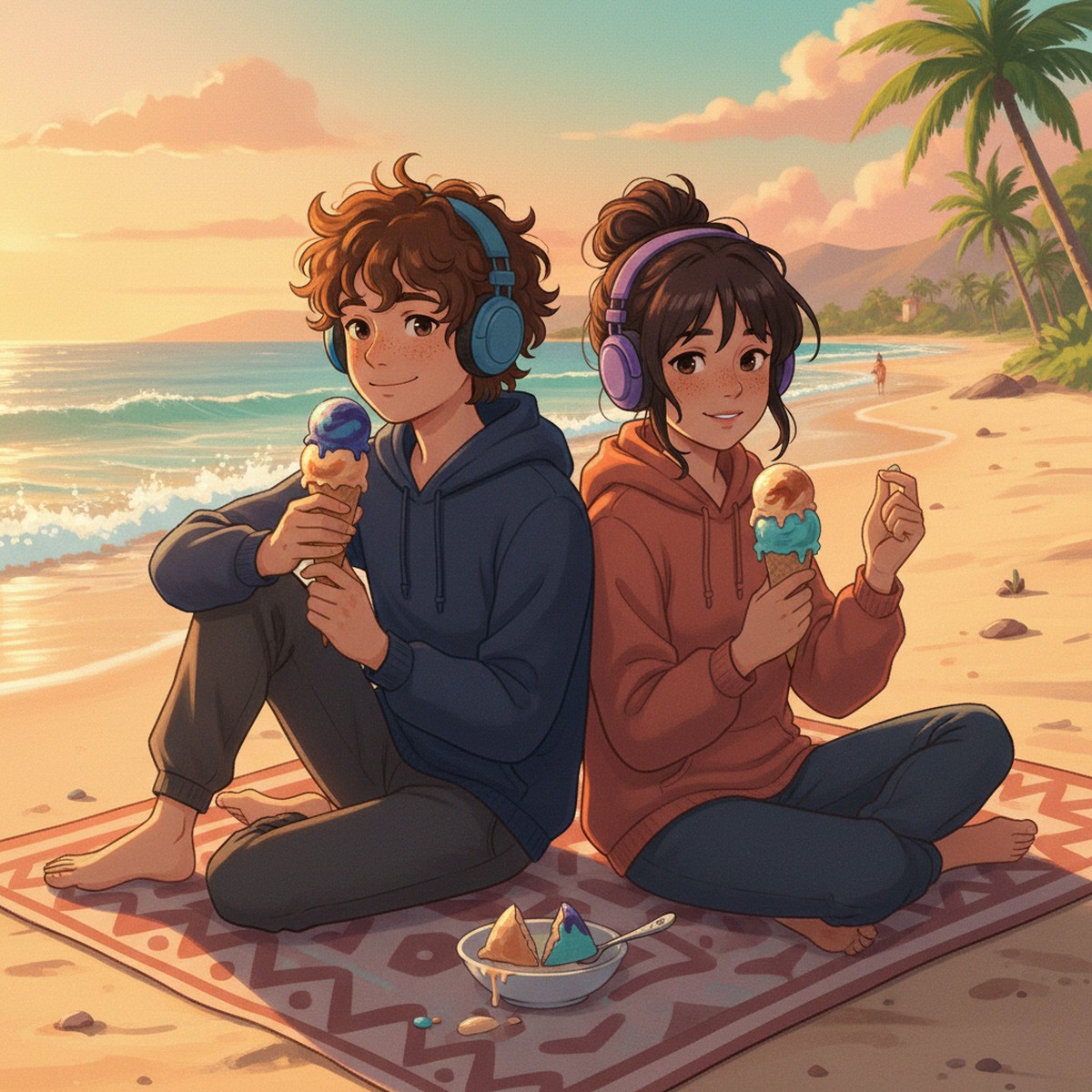 Cover de l'épisode Glaces, pizzas et fractions à la plage